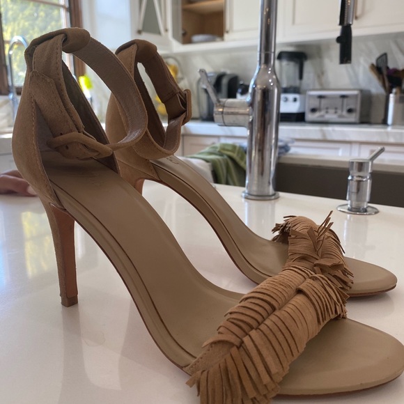 Joie Pippi Fringe Suede Sandals - Picture 6 of 7